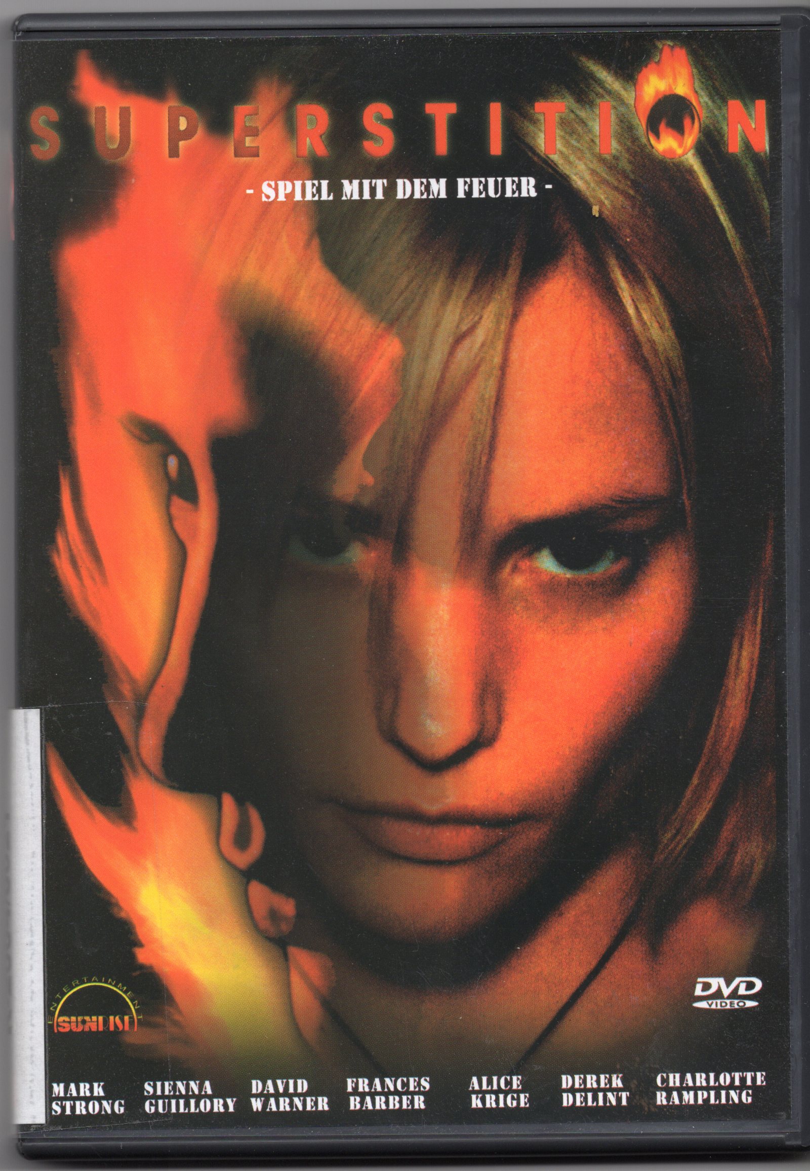 DVD des Films Superstition – Spiel mit dem Feuer (2001)