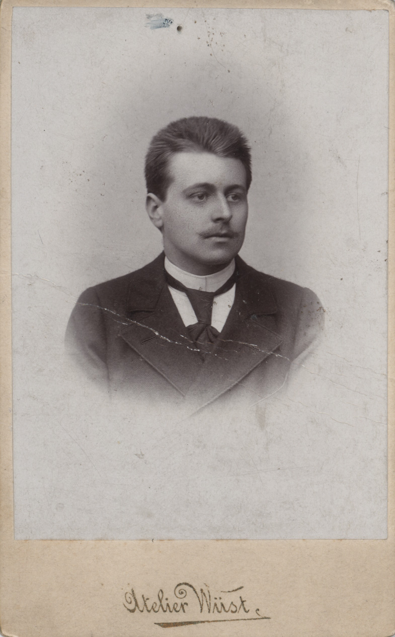Jaroslav Hoppe als junger Mann (um 1900) (Archiv des IGPP)