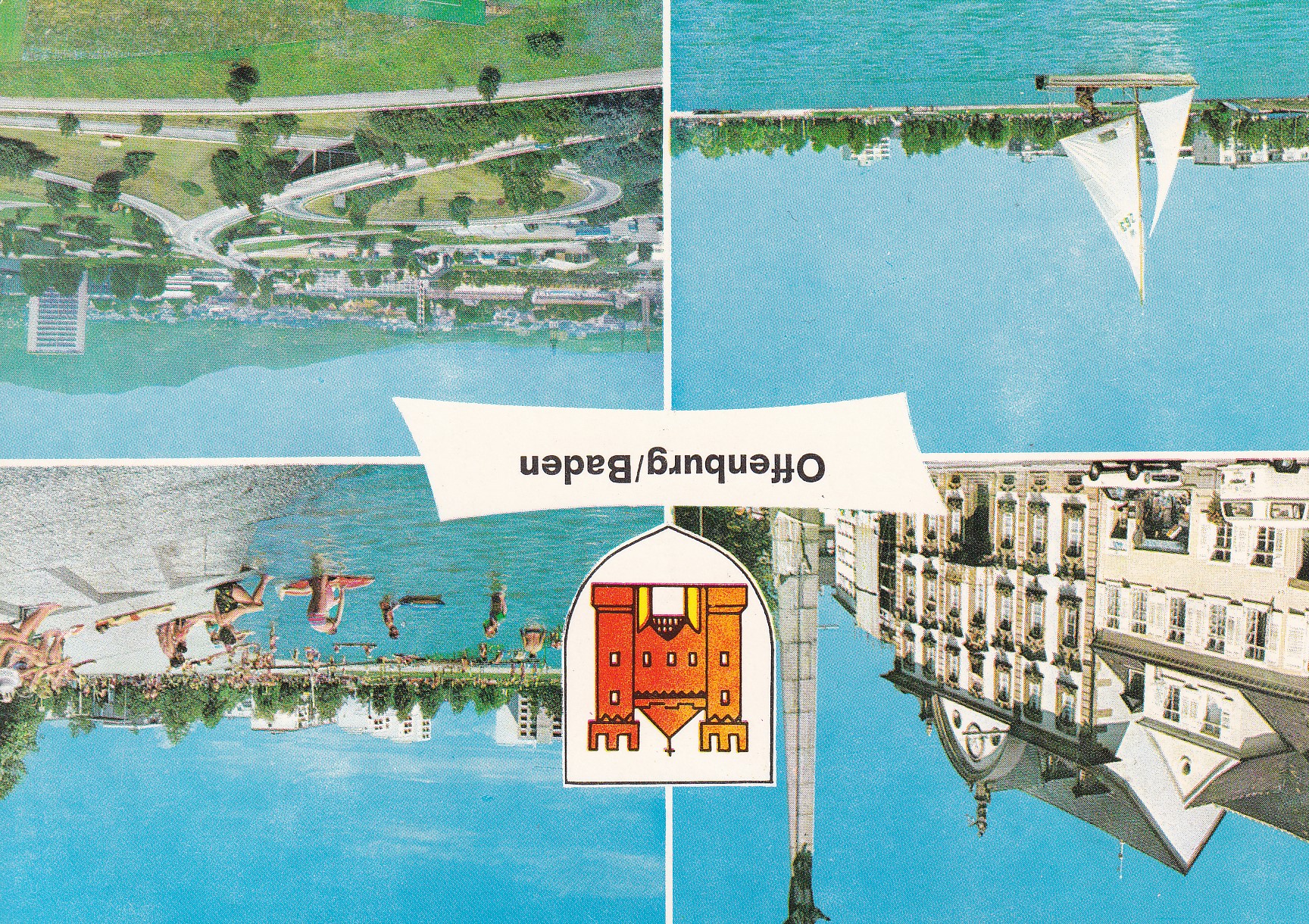 Ansichtkarte 	"Offenburg/Baden	" gelaufen 1973 (Archiv des IGPP)